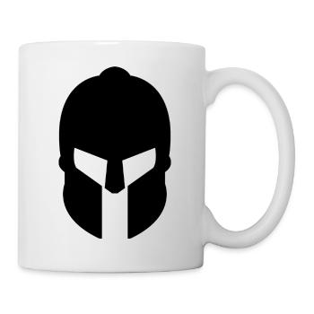 Spartan helmet - Mug - white - Right