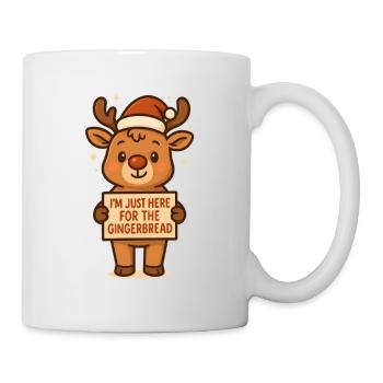 Lebkuchenmann Lebkuchen Lebkuchenmänner Geschenk - Tasse - Weiß - Rechts