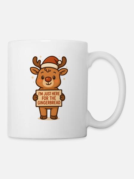 Lebkuchenmann Lebkuchen Lebkuchenmänner Geschenk - Tasse - Weiß