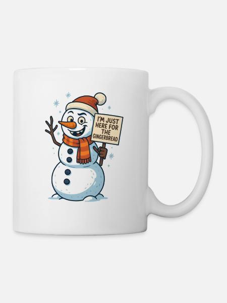 Lebkuchenmann Lebkuchen Lebkuchenmänner Geschenk - Tasse - Weiß