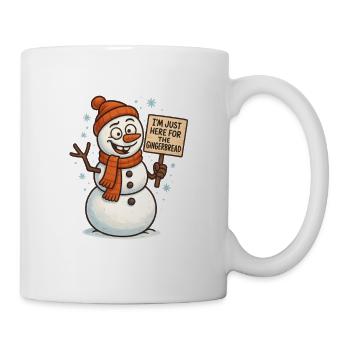 Lebkuchenmann Lebkuchen Lebkuchenmänner Geschenk - Tasse - Weiß - Rechts