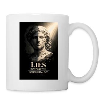 Lies break in the light - Mug - white - Right