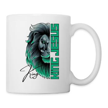 King Jesus - Löwe von Juda - christlich - Tasse - Weiß - Rechts