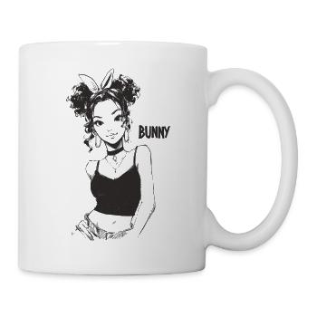 Bunny Girl Stick Art - Mug - white - Right