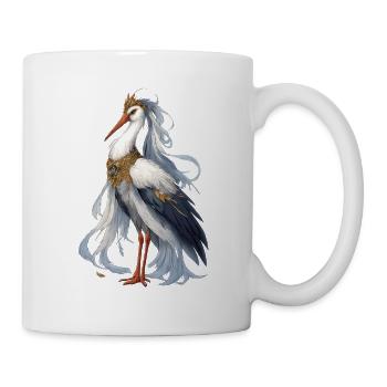 Stork Fantasy Heron Fantasy Kingdom - Mug - white - Right
