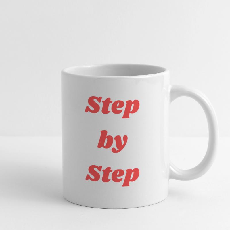 Step by step typography Mug