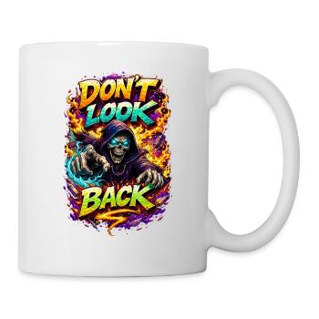 Dont Look Back Skeleton Neon - Mug - white - Right