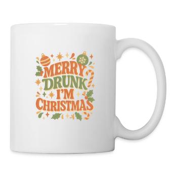 Merry drunk, I'm Christmas - Mug - white - Right