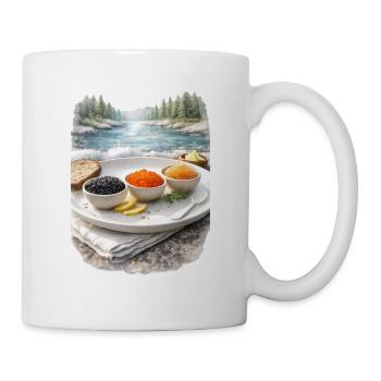 Gifts of the Far North - Caviar on the Riverbank - Mug - white - Right