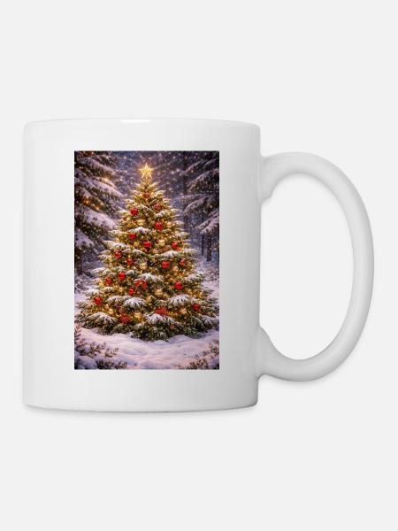 Winter Magic Tree Decoration - Mug - white