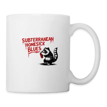 Raccoon Blues - Tasse - Weiß - Rechts