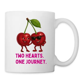Two Hearts One Journey - Mug - white - Right