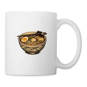 Ramen Nudeln - Tasse - Weiß - Rechts