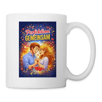 Perfection ensemble Amour de couple - Mug blanc - blanc - Droite