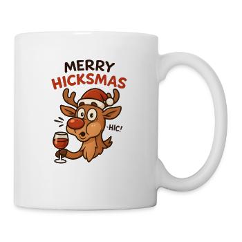 Lustiges Weihnachts T-Shirt Geschenk - Tasse - Weiß - Rechts