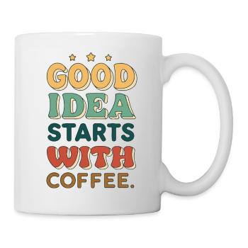 The Good Idea starts with coffee - Mug - white - Right