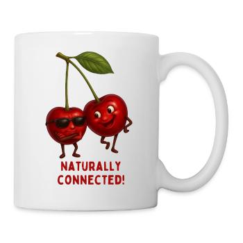 Naturally Connected Cherries - Mug - white - Right