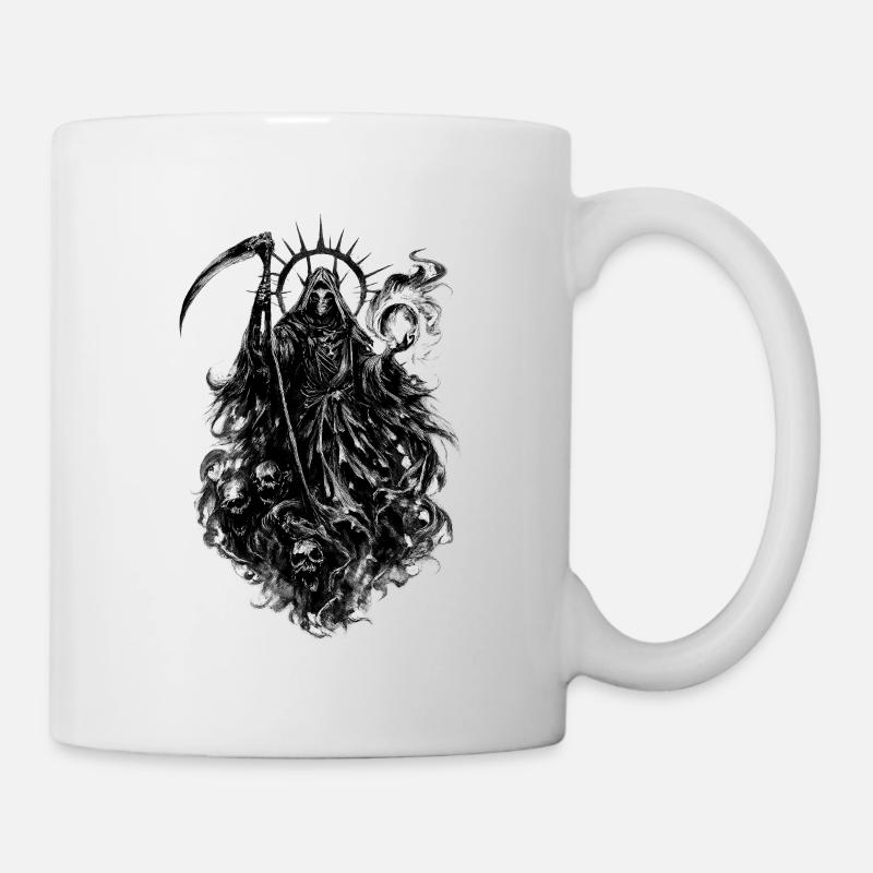 Messager de la Mort de l’Ombre Gothique - Mug blanc - blanc