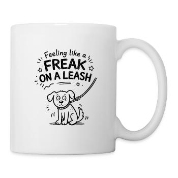 Déclaration sur le fait de se sentir comme un monstre en laisse - Mug blanc - blanc - Droite