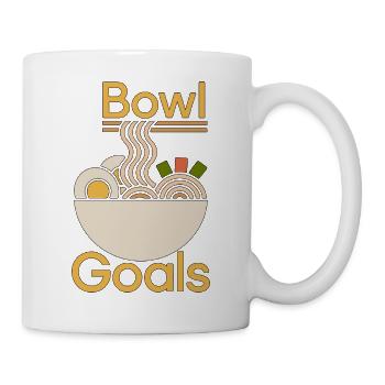 Ramen Bowl Goals Loves Japanese Food Ramen Chef - Tasse - Weiß - Rechts