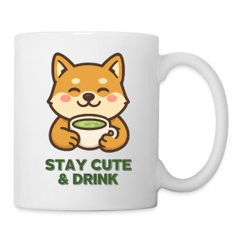 Sweet Shiba with Matcha - Mug - white - Right