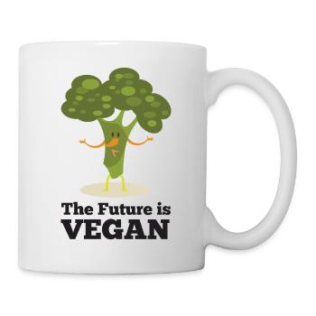 The Future is Vegan - Mug - white - Right
