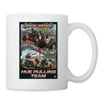 Vintage radial Engine - Mug - white - Right