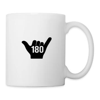 Championnat du monde de fléchettes style 180 Shaka pour les amateurs de fléchettes - Mug blanc - blanc - Droite