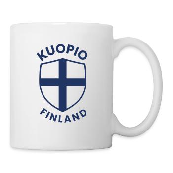 Kuopio Finnland-Wappen - Tasse - Weiß - Rechts