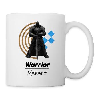 Warrior Mindset - Ritter der Stärke - Mentalität - Tasse - Weiß - Rechts