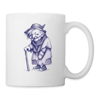 Surreal granny - Mug - white - Right