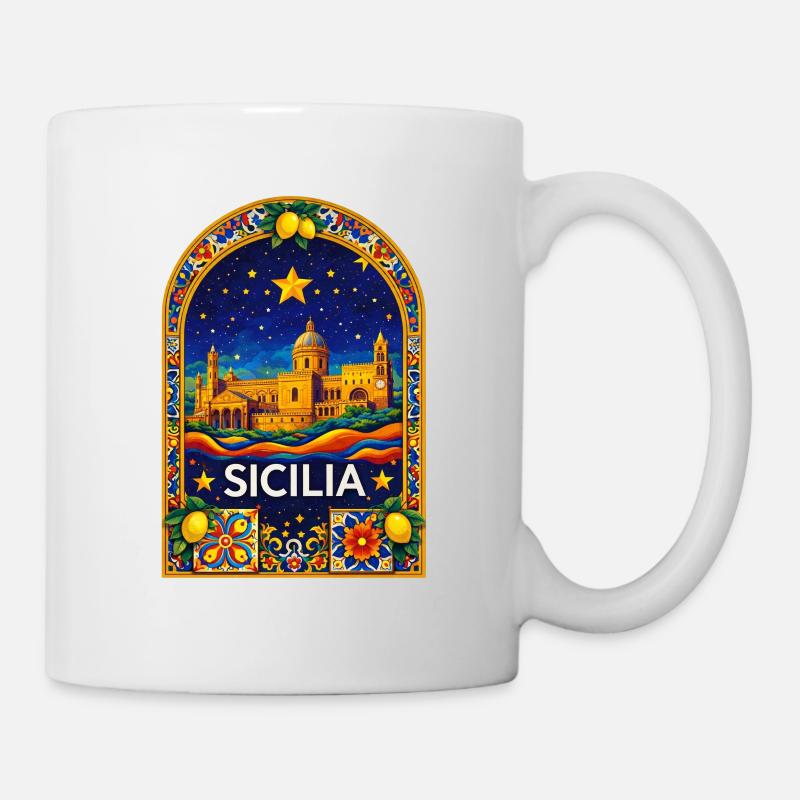 Sicilia palermo - Tasse - Weiß