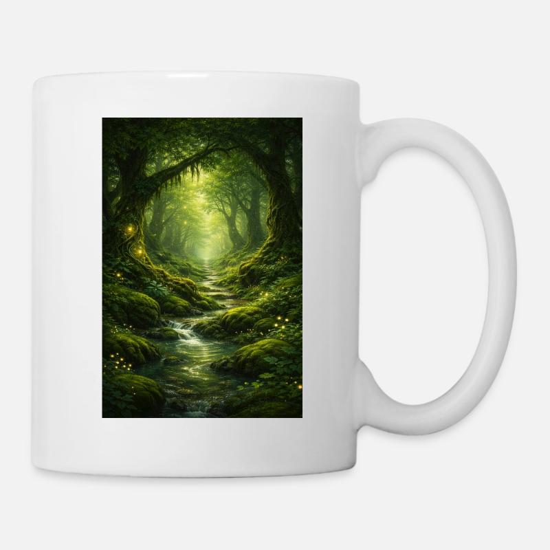 Forêt mystique - Mug blanc - blanc