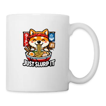 Ramen Shiba Inu Just Slurp It - Mug - white - Right