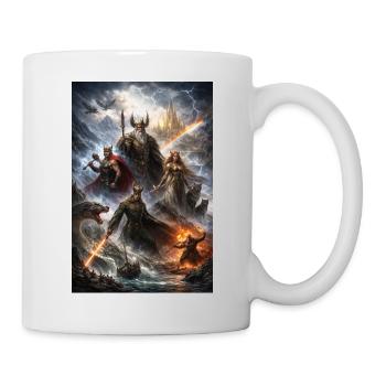Norse War of the Gods - Mug - white - Right