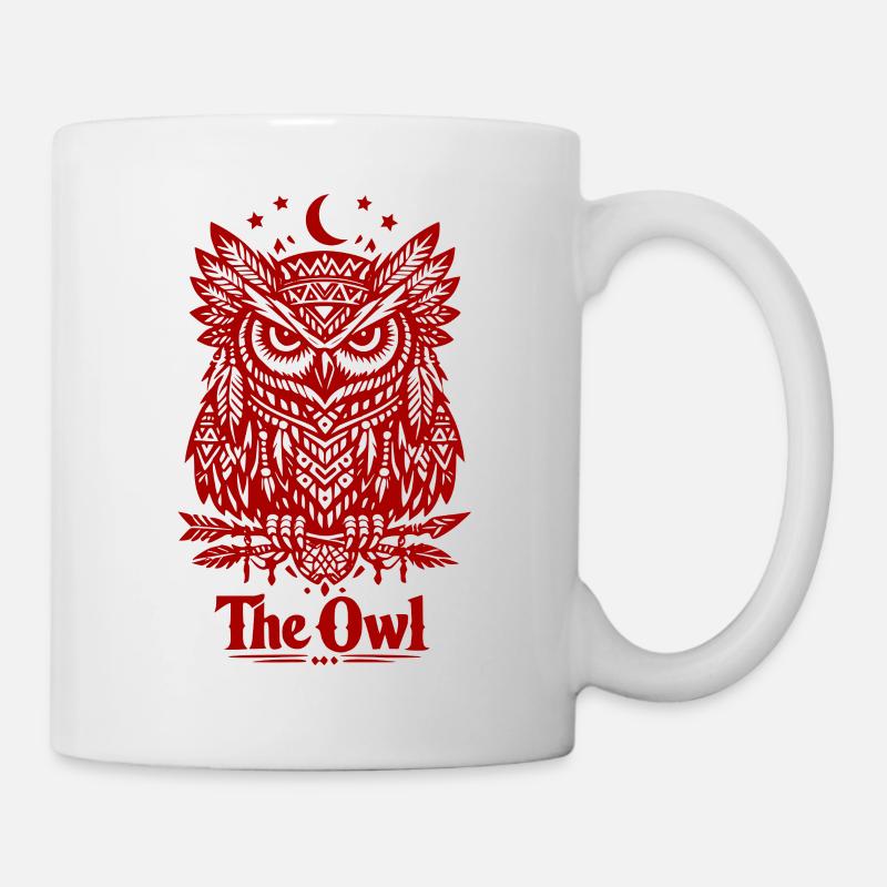 La chouette - Mug blanc - blanc