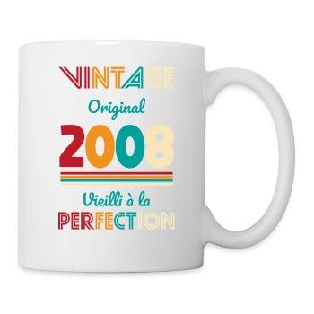 2008 – Vintage – Aged to perfection - Mug - white - Right