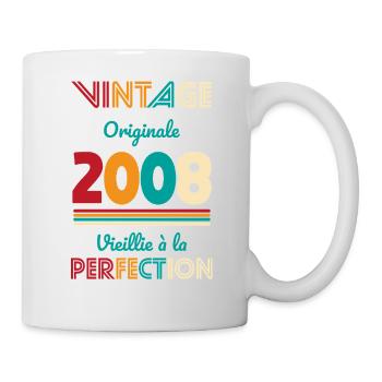 2008 – Vintage – Aged to perfection - Mug - white - Right