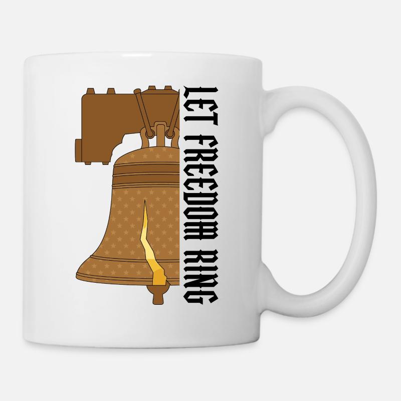 Let Freedom Ring Liberty Bell - Mug - white