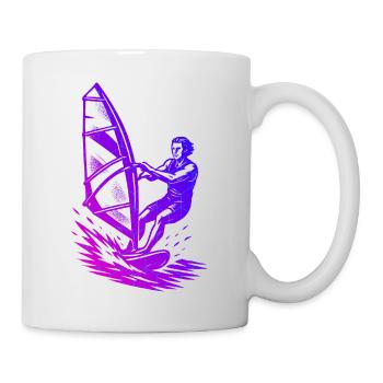 Clean Windsurfing Artwork for Windsurf - Mug - white - Right