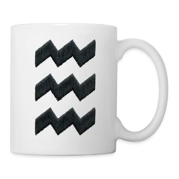 Broderie Eindhoven Vibes en noir (imprimé) - Mug blanc - blanc - Droite