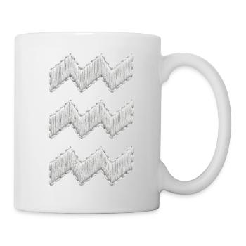 Eindhoven Vibes embroidery look white (printed) - Mug - white - Right