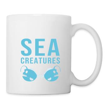Anglerfisch - Tasse - Weiß - Rechts
