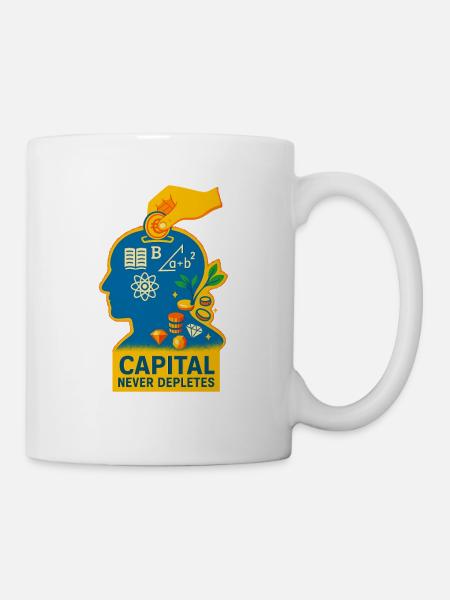 Capital Sparks Knowledge - Mug - white