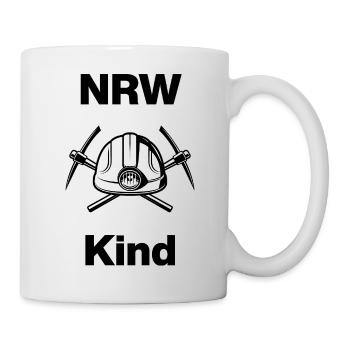 NRW KIND – RUHRTOPIA! GLÜCK AUF - Tasse - Weiß - Rechts