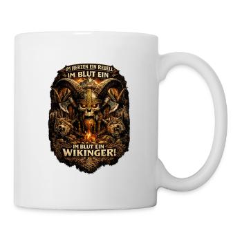 Viking Rebel Heart of Fire - Mug - white - Right