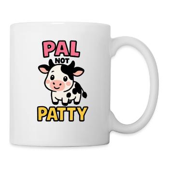 Pal not Patty – Cute Cow Friendship - Mug - white - Right
