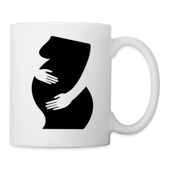 Grossesse, bébé - Mug blanc - blanc - Droite