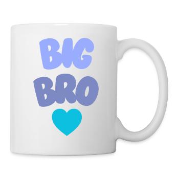 Big Bro Love Geschwister - Tasse - Weiß - Rechts
