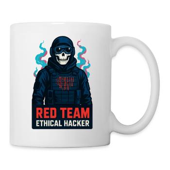 Cyber red team hacker éthique - Mug blanc - blanc - Droite